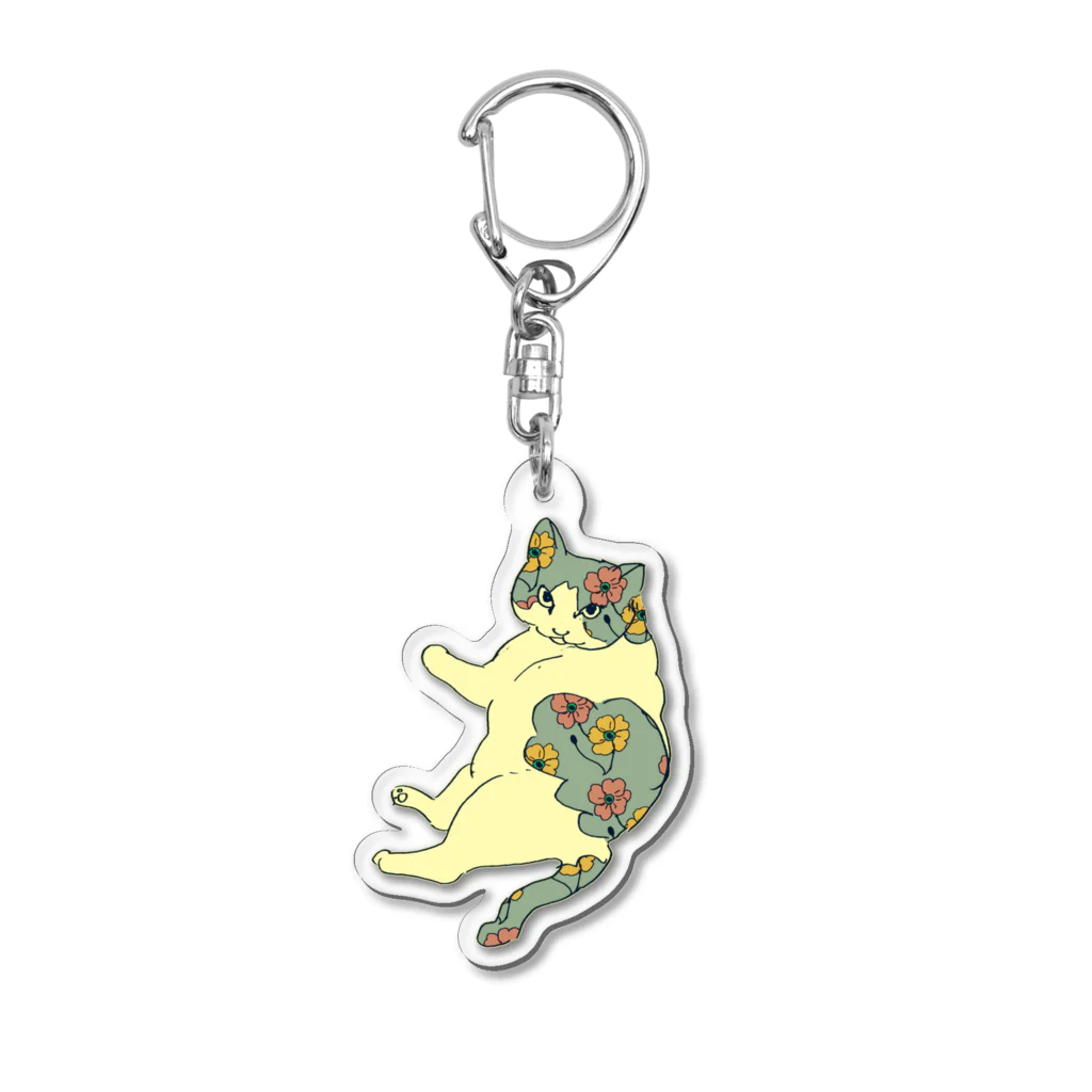 naco'sのnaco's 春キャット Acrylic Key Chain