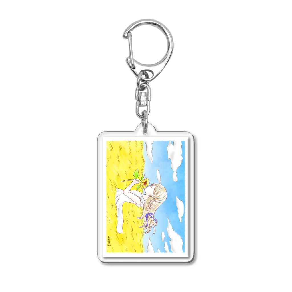 torienのＵＫＲ支援イラストグッズ Acrylic Key Chain