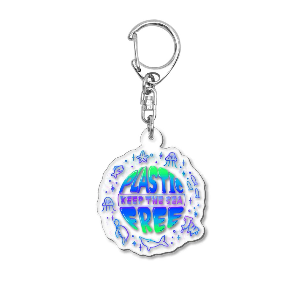 【公式】JELLY WONDERLAND【ショップ】のKEEP THE SEA Acrylic Key Chain