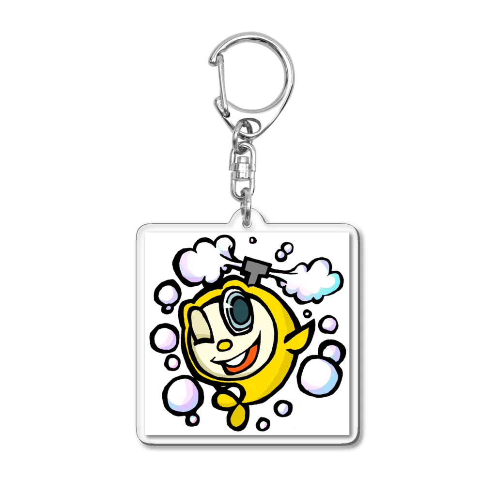 シーラカンス・ファクトリーのシラファクくん Acrylic Key Chain