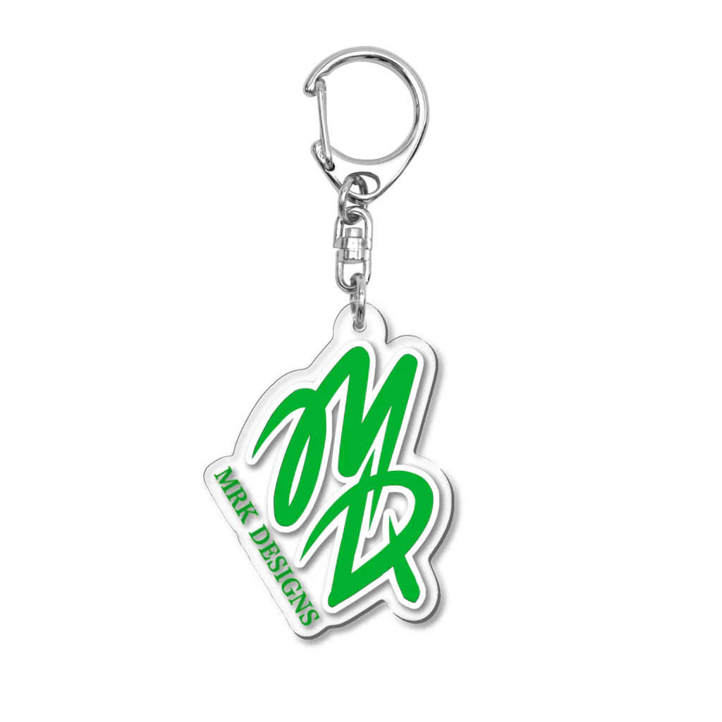 MRK DESIGNSのMD Logo  (Green) アクリルキーホルダー