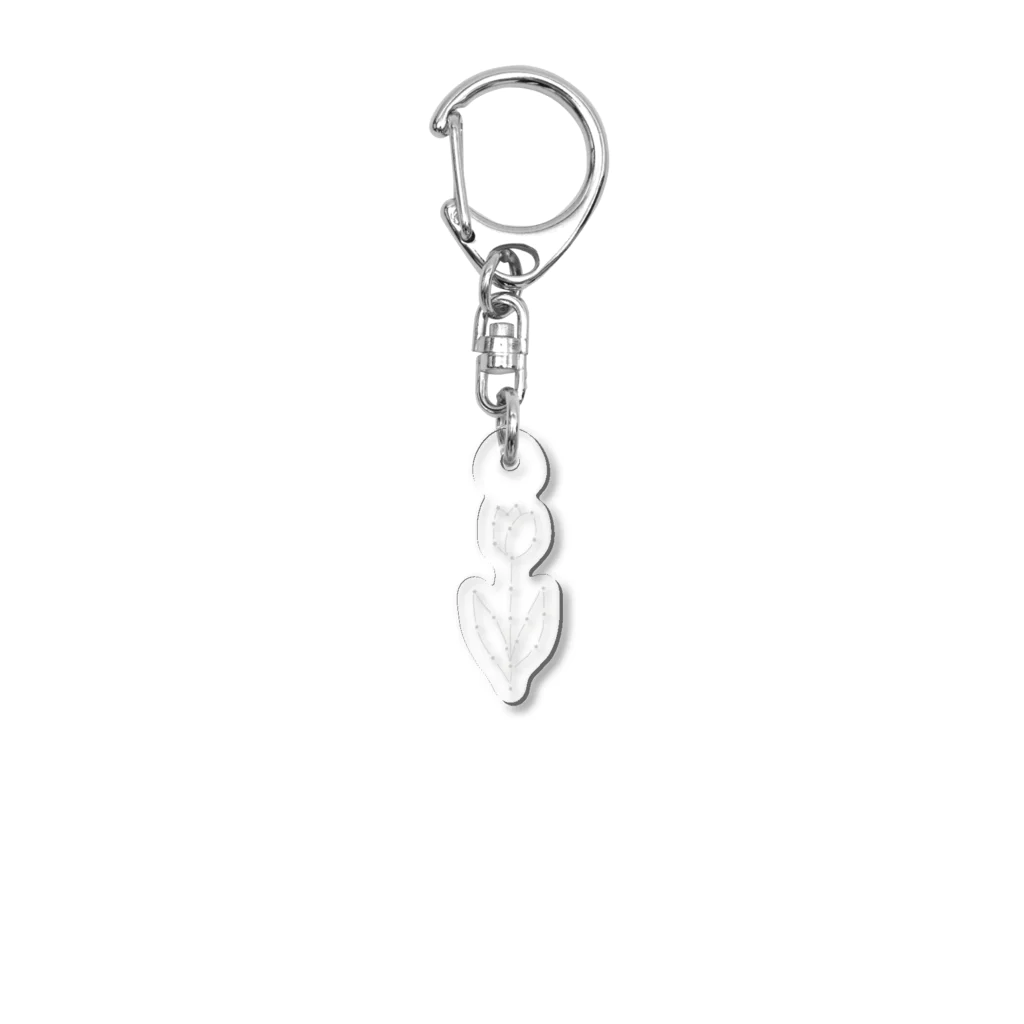 rilybiiのstar tulip Acrylic Key Chain