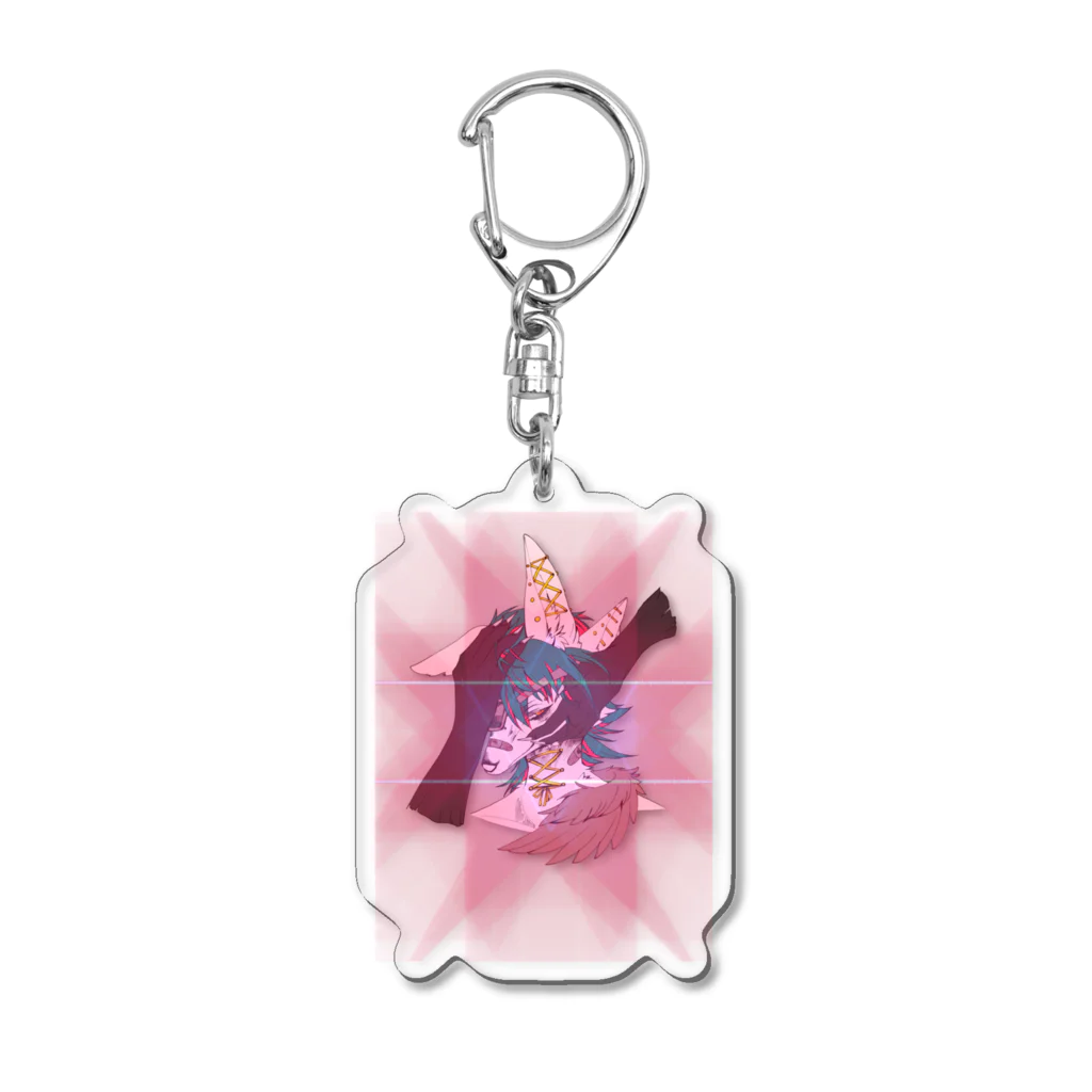 K-WOLFの獣体実験君 Acrylic Key Chain