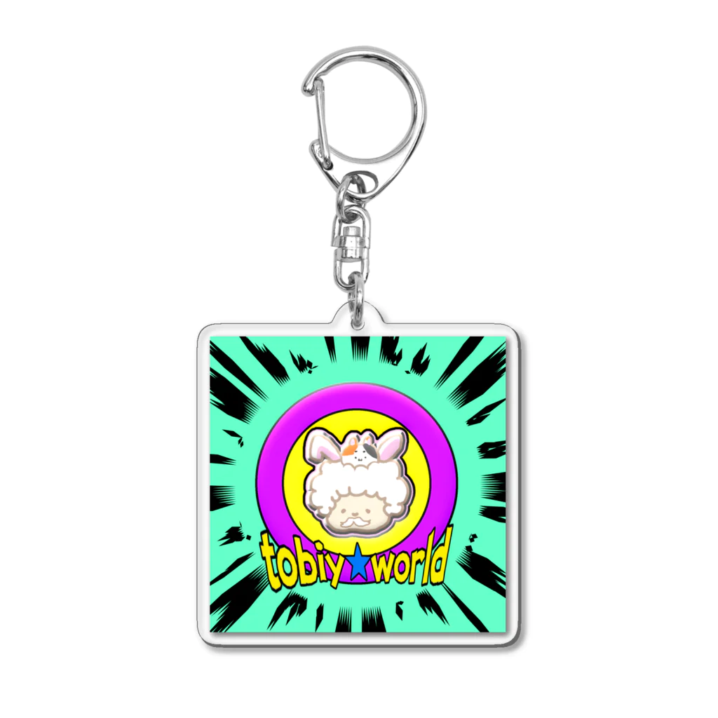 Dengenのトビーワールド Acrylic Key Chain