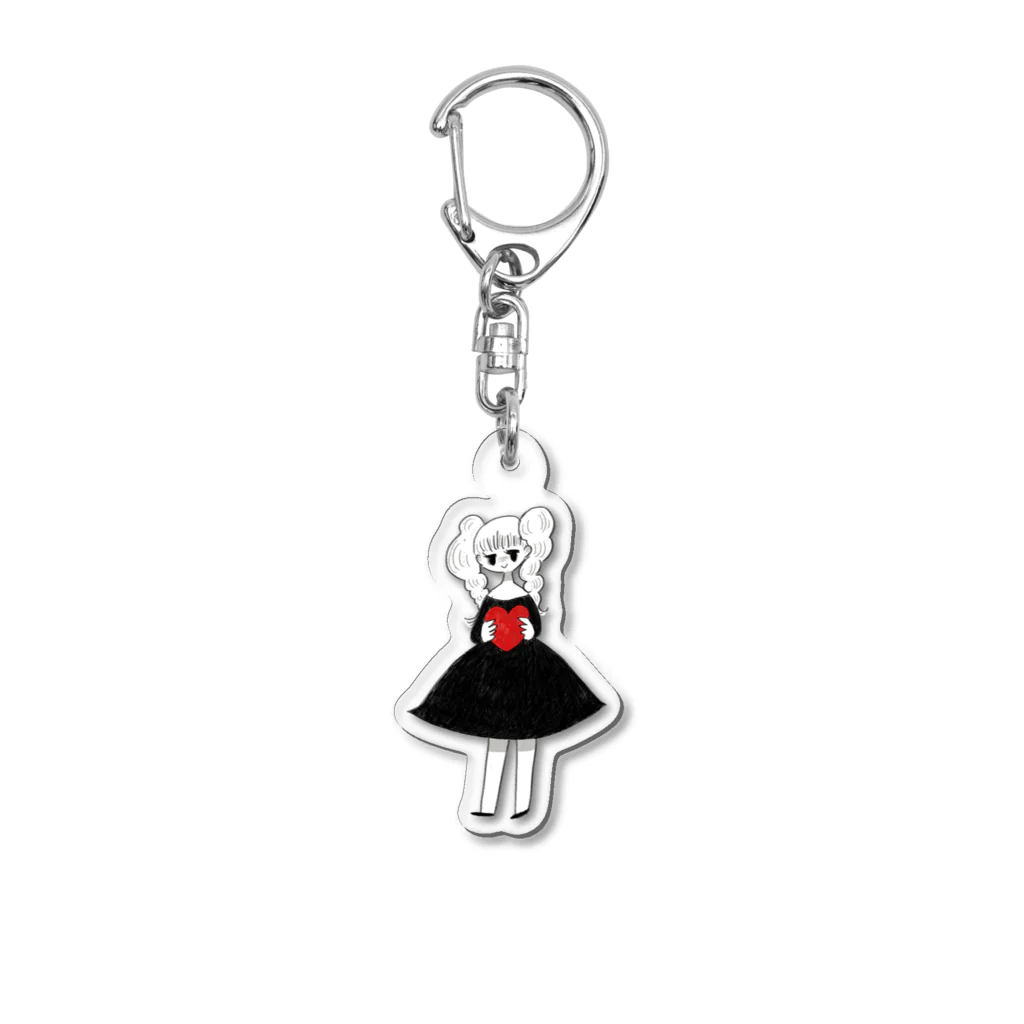 iyuの私のハート Acrylic Key Chain