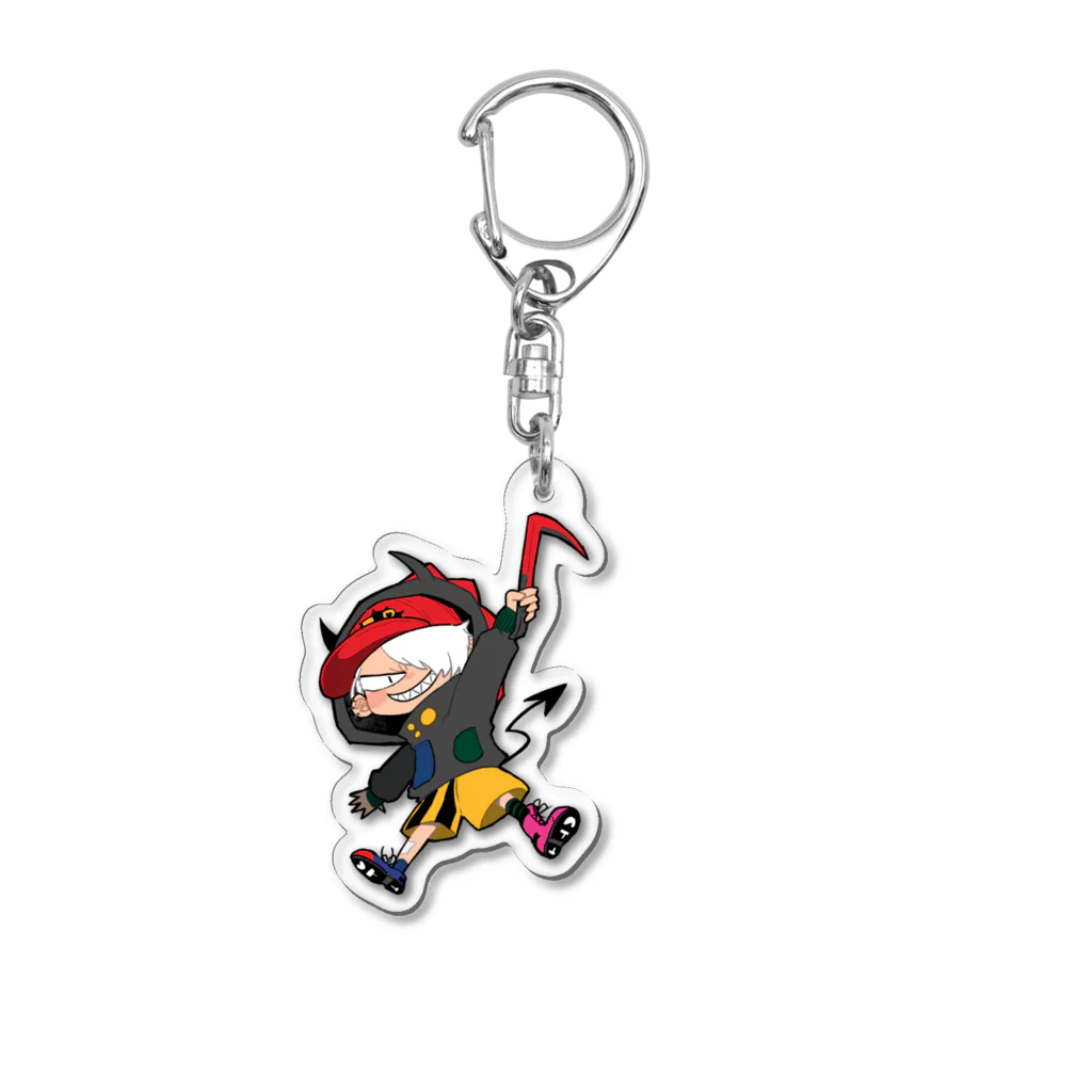 皐月木獏🍎DL販売中のタタリくん Acrylic Key Chain