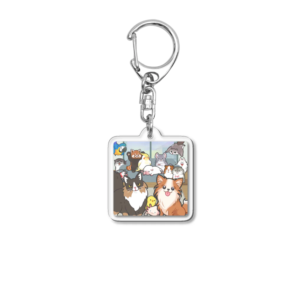 Maeken Gamesのあにまるーむキーホルダー Acrylic Key Chain