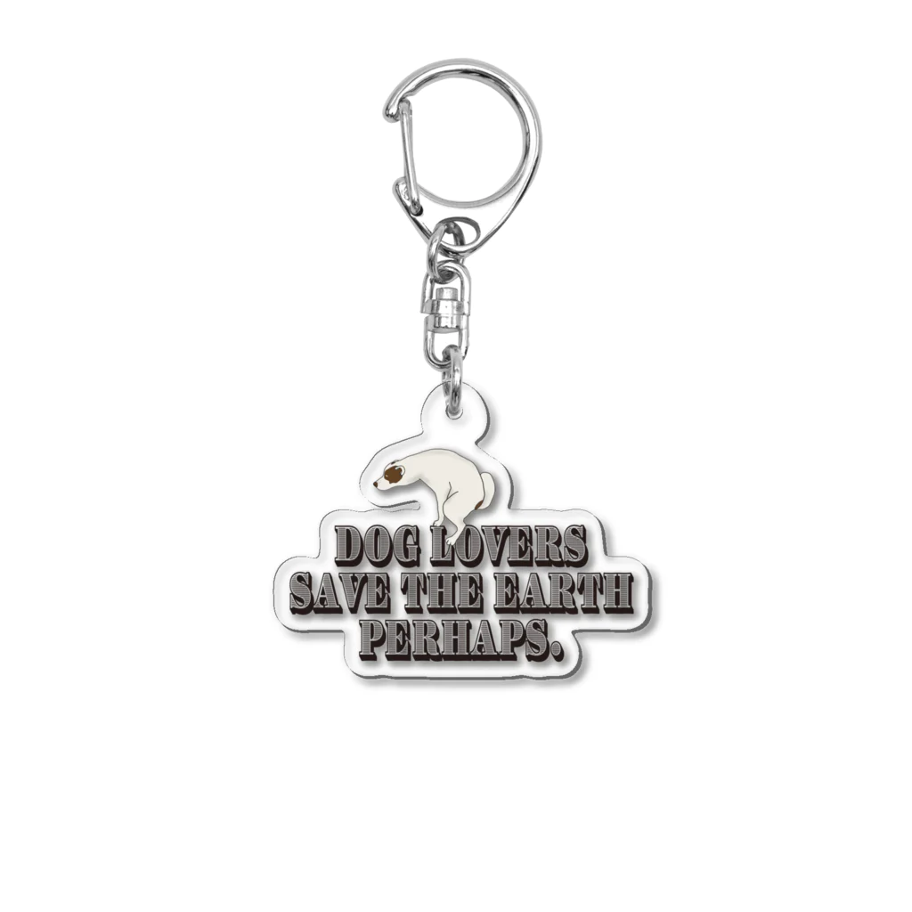 愛犬商事のDOG LOVERS  Acrylic Key Chain