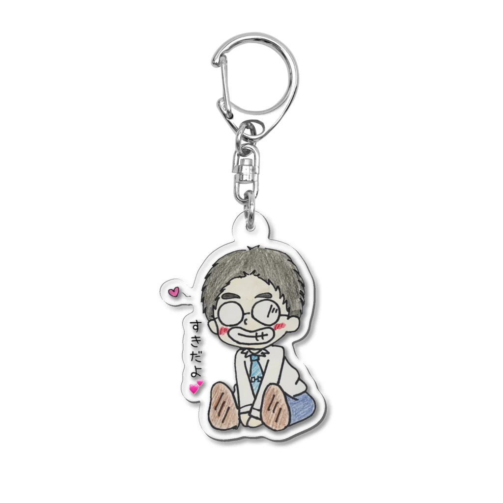 面白いが身近なショップのみやびちゃんアクリルキー Acrylic Key Chain