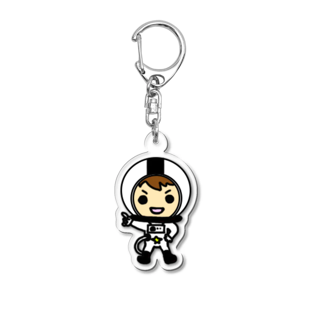 【公式】INGO地球防衛隊の「宇宙服隊員ブラック」キーホルダー Acrylic Key Chain