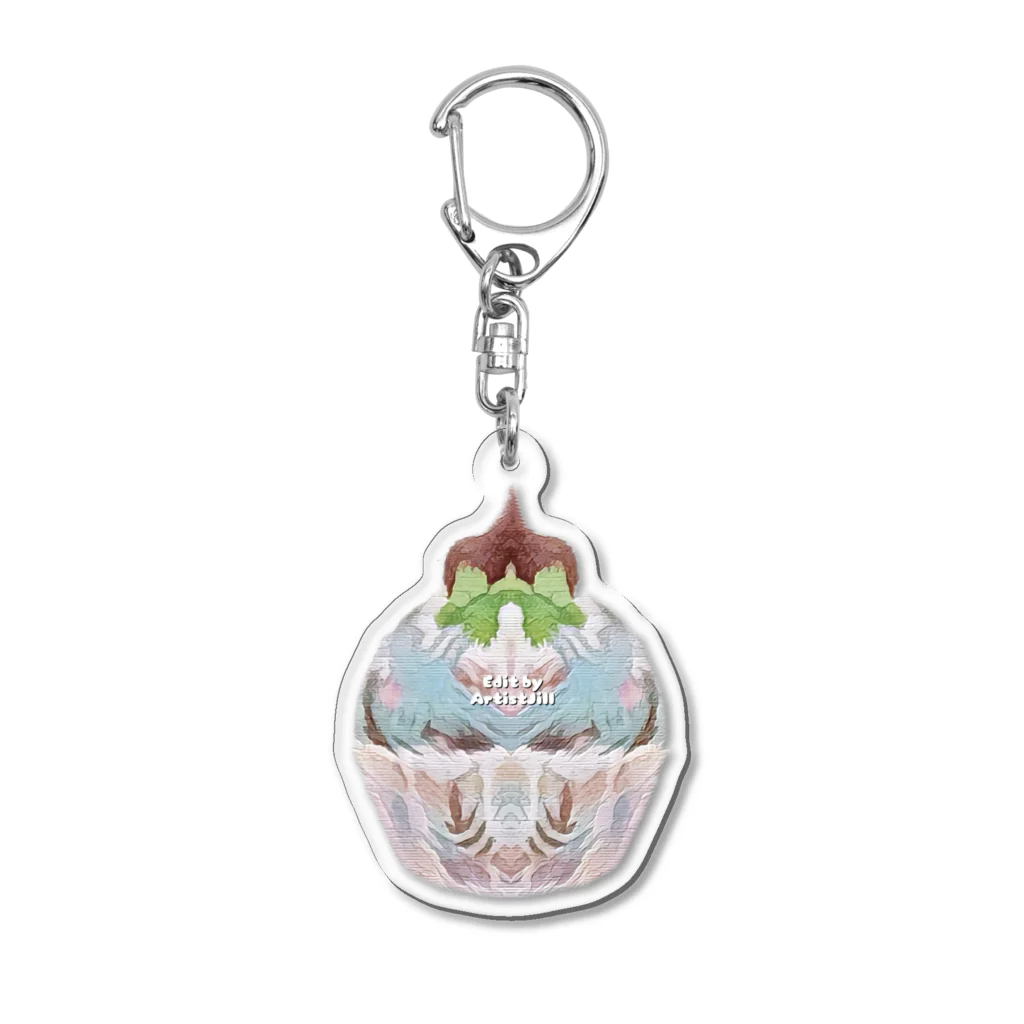 【ホラー専門店】ジルショップの桜チョコミントスイーツ❷ Acrylic Key Chain