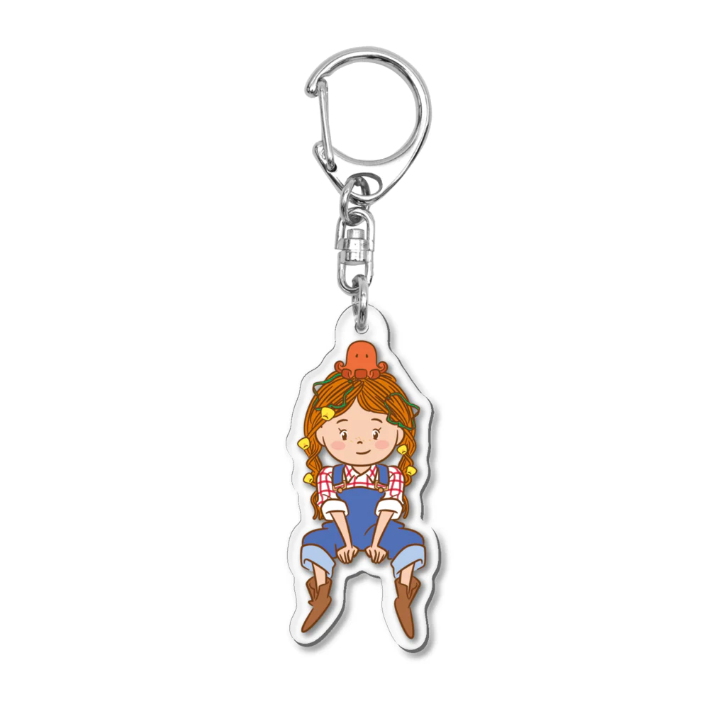 イラストレーター SMILES FACTORYのナポリタンちゃん Acrylic Key Chain