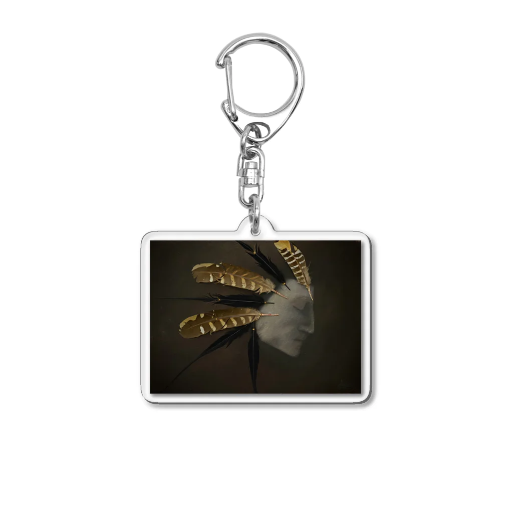 Ars Antiquaの前面プリント　Meditation（瞑想） Acrylic Key Chain