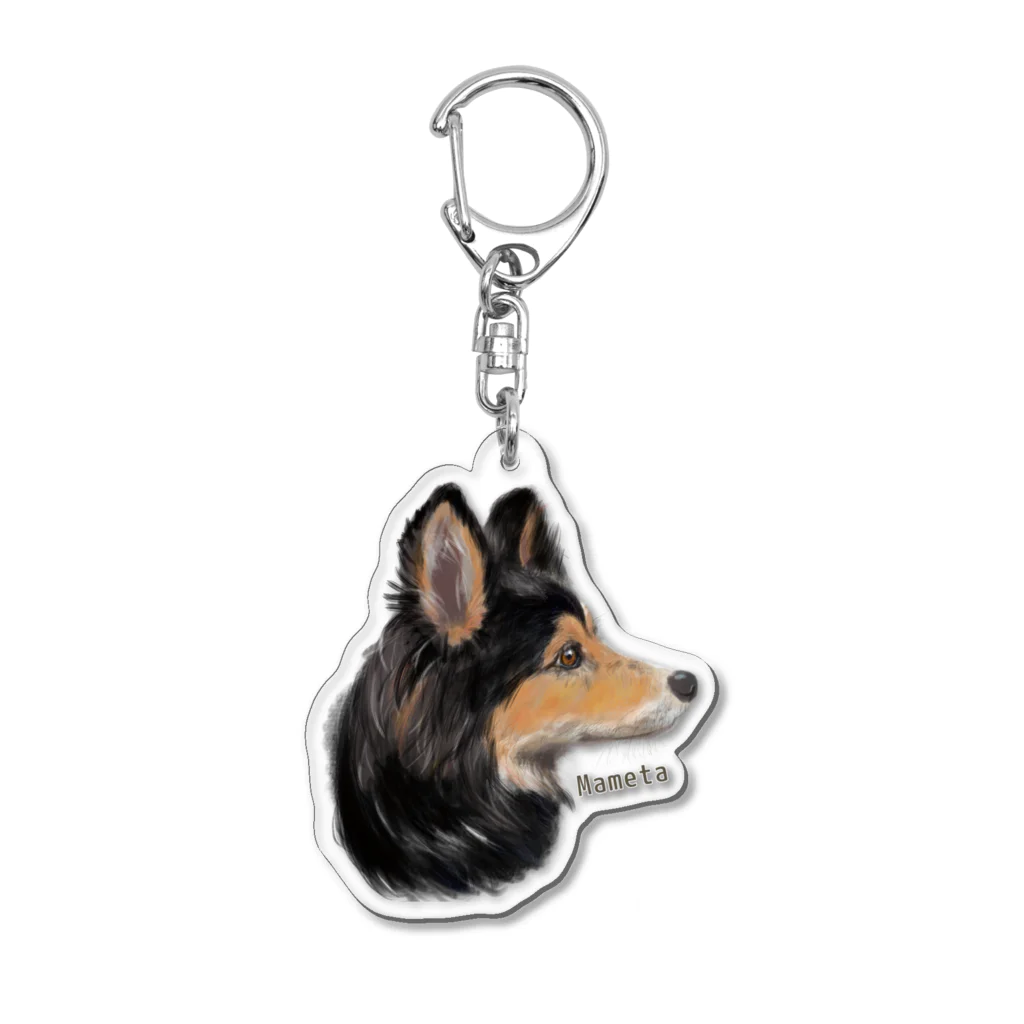 CELLOtoNERIのMametachan Acrylic Key Chain