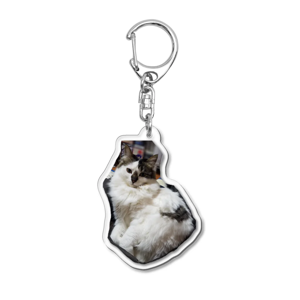 ねこネコ家族のてん(B) Acrylic Key Chain