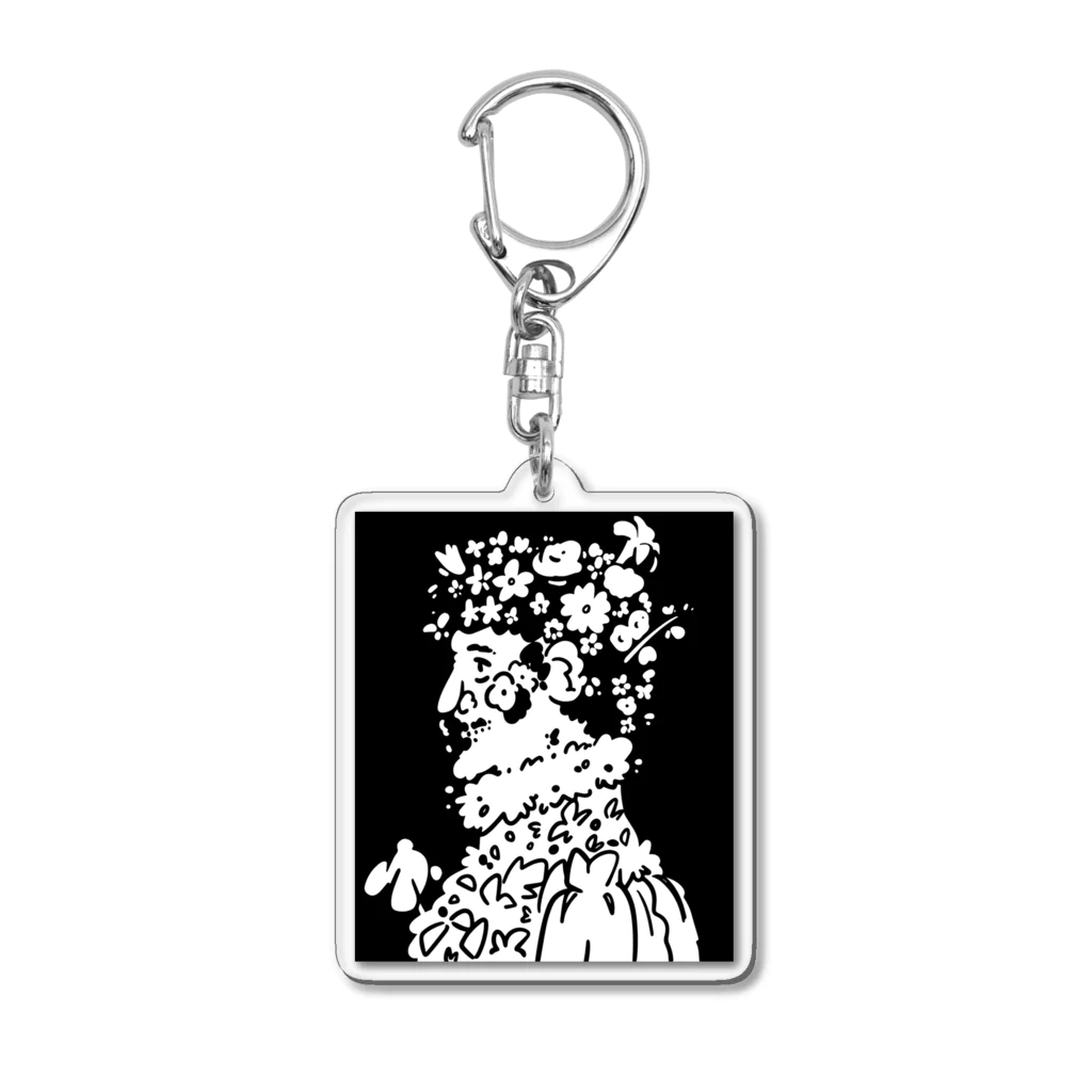 山形屋米店の春_アルチンボルド四季 Acrylic Key Chain