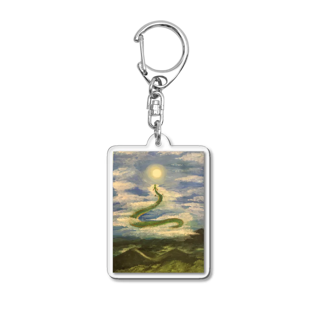 ギャラリー縁の昇龍　- The dragon ascending to heaven - Acrylic Key Chain