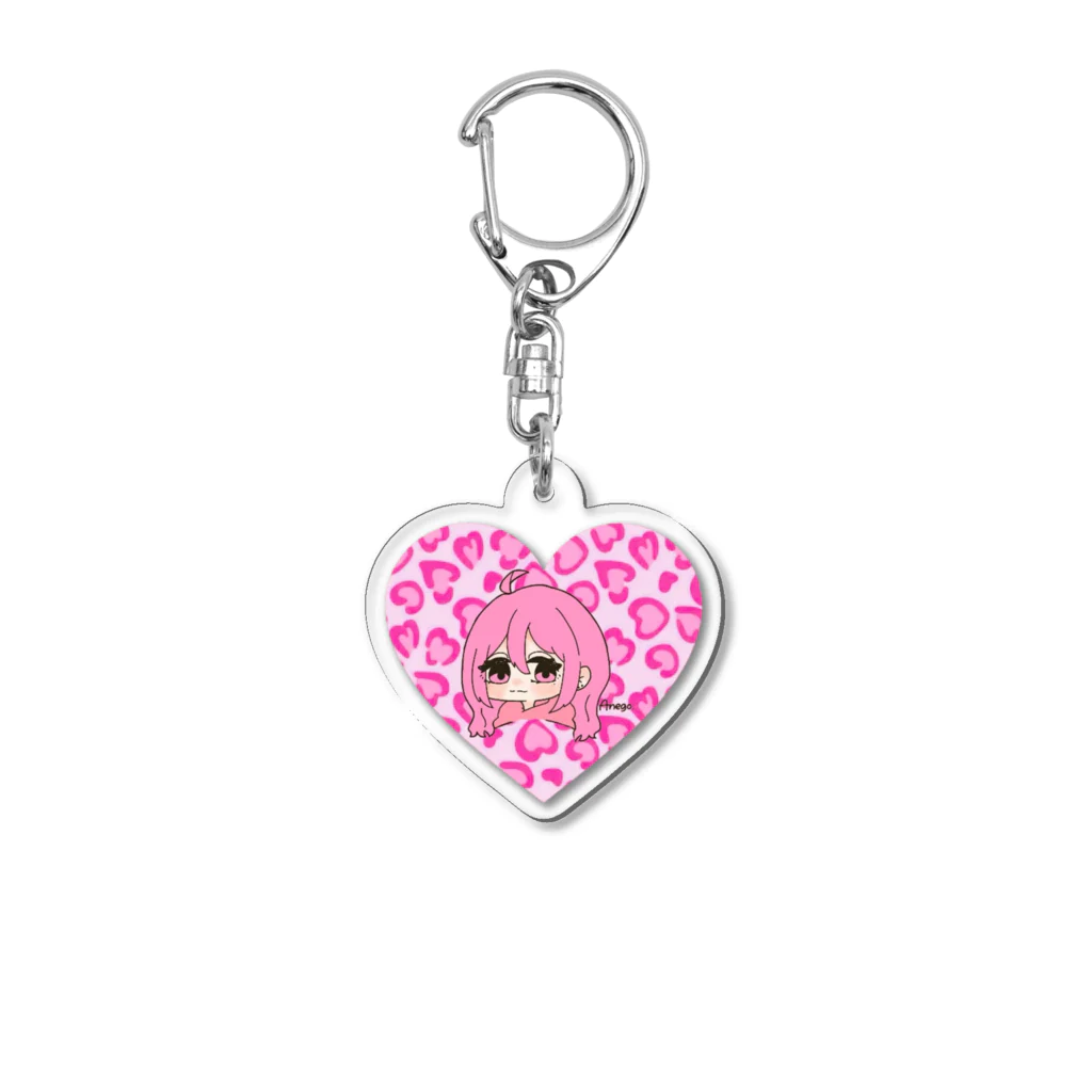 桃色な姐御のももねぇ🍑ver. Acrylic Key Chain