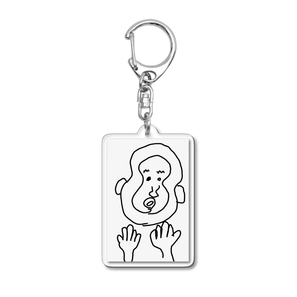 Rikiの手術医ゴリラ Acrylic Key Chain