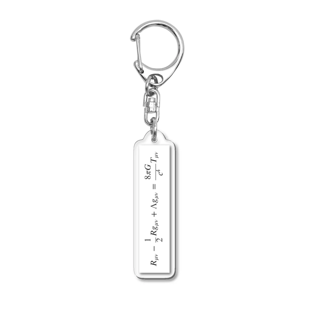 ゴリーメイソンのアインシュタインの重力場方程式 Acrylic Key Chain