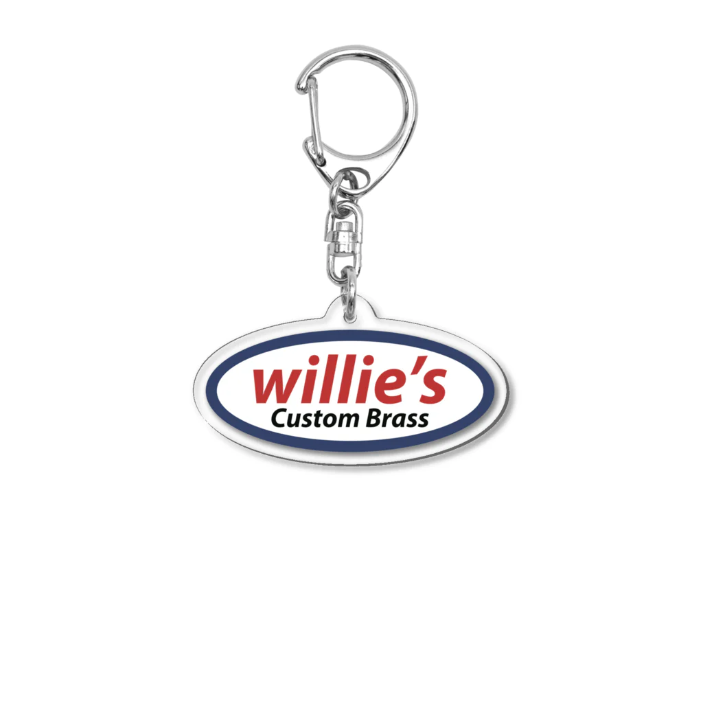 willie's Custom Brass@SUZURIの　willie's 公式ロゴアイテムズ アクリルキーホルダー