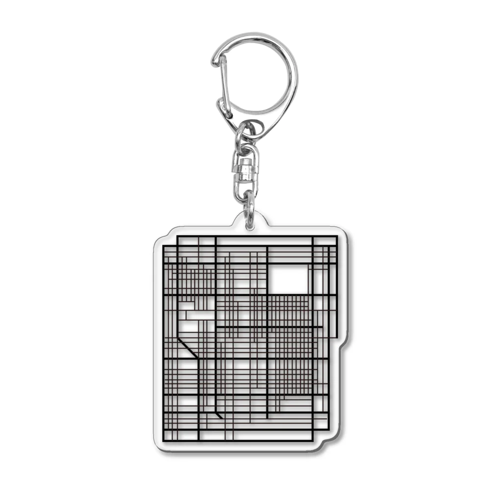 Nest Lab KyotoのKyo-Tsuji Acrylic Key Chain