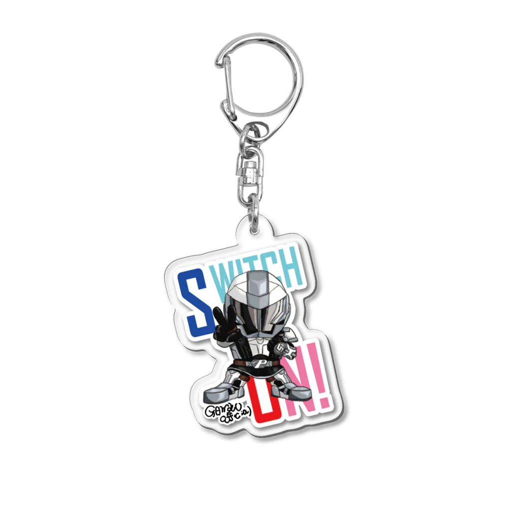 ガヲク-Respect for HERO-　グッズショップの【オンラインショップ限定】アクリルキーホルダー（SDガヲク） Acrylic Key Chain