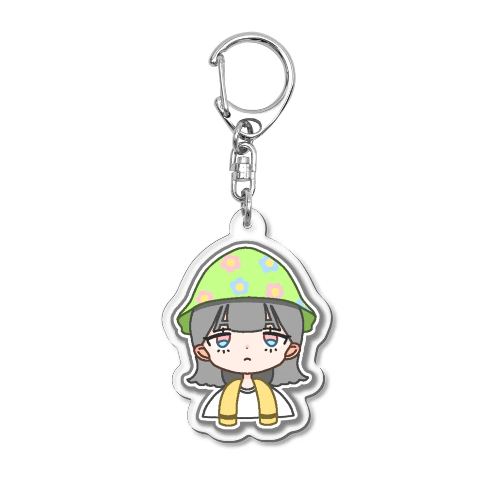 memeのサウナ女子 Acrylic Key Chain