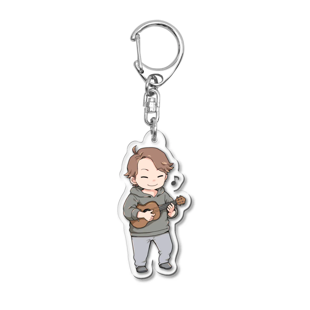 Chibisukeのhiiteru_yatsu Acrylic Key Chain