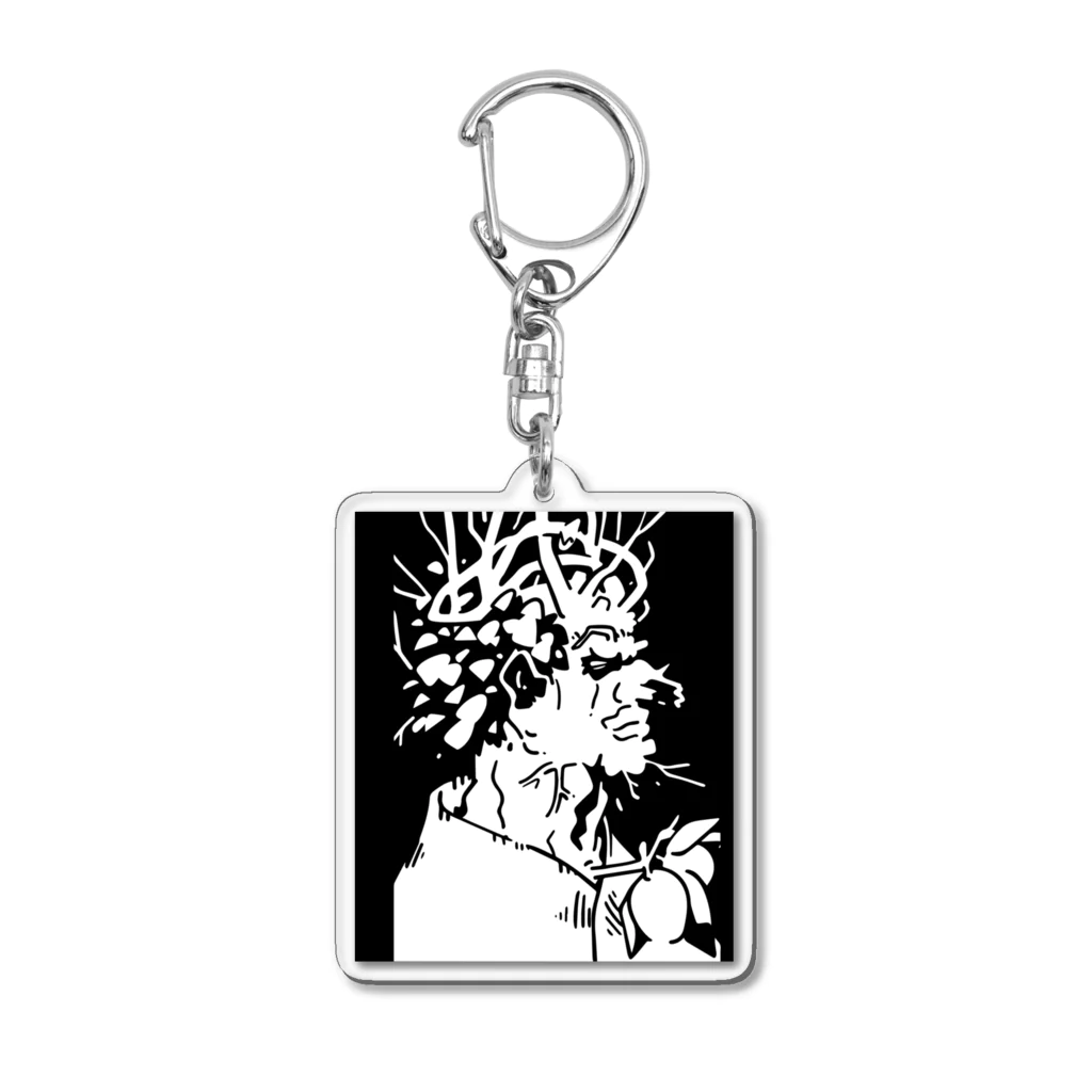 山形屋米店の冬_アルチンボルド四季 Acrylic Key Chain