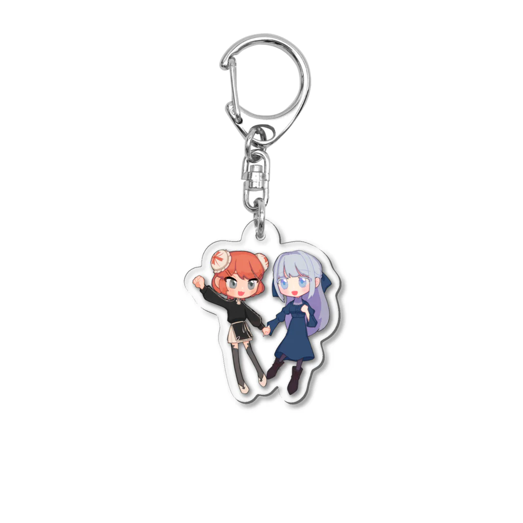 マテガイショップのこげぬ自陣 Acrylic Key Chain