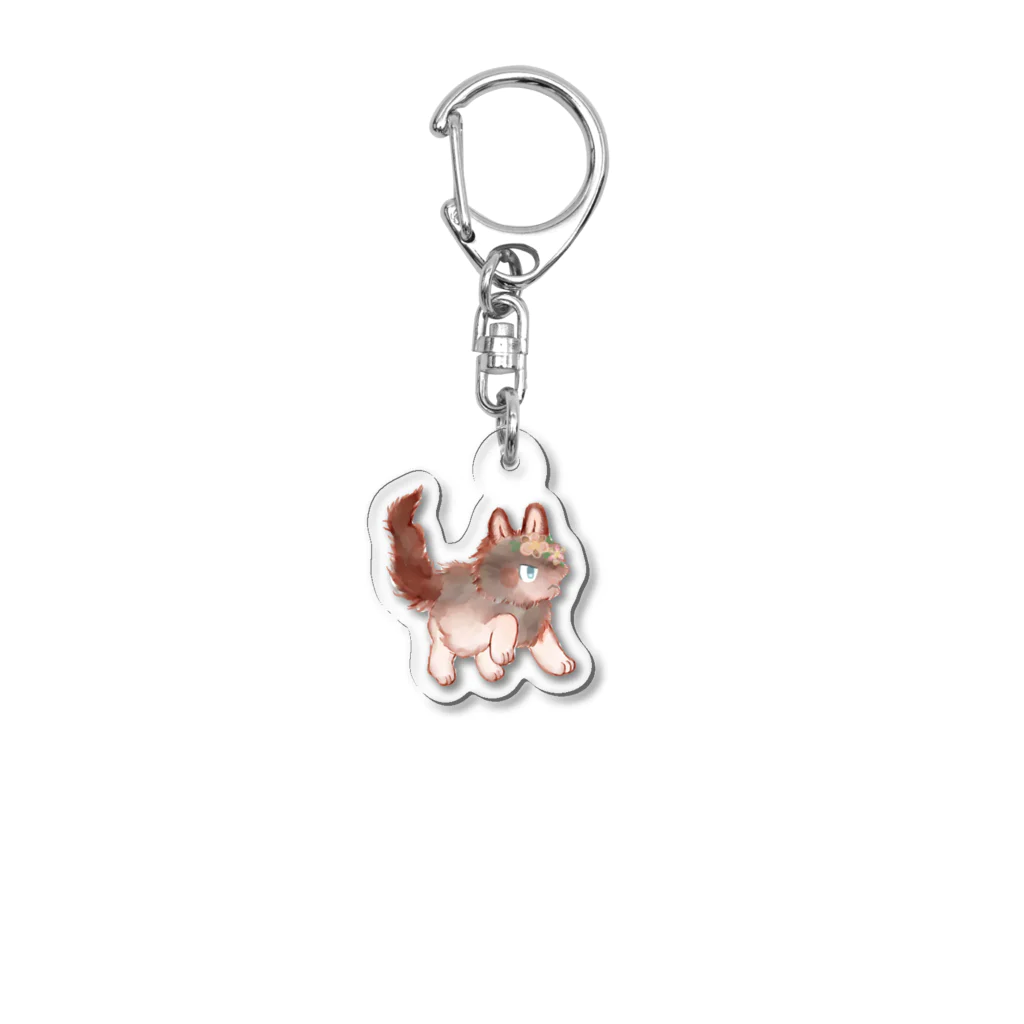 ノアオオカミのオオカミのウルフル Acrylic Key Chain