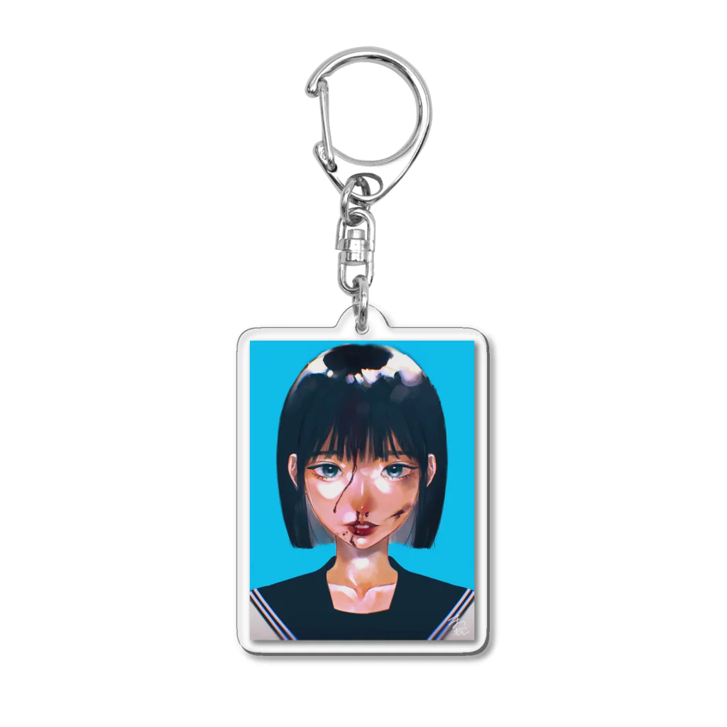 まつもこ店長の卒業写真 Acrylic Key Chain