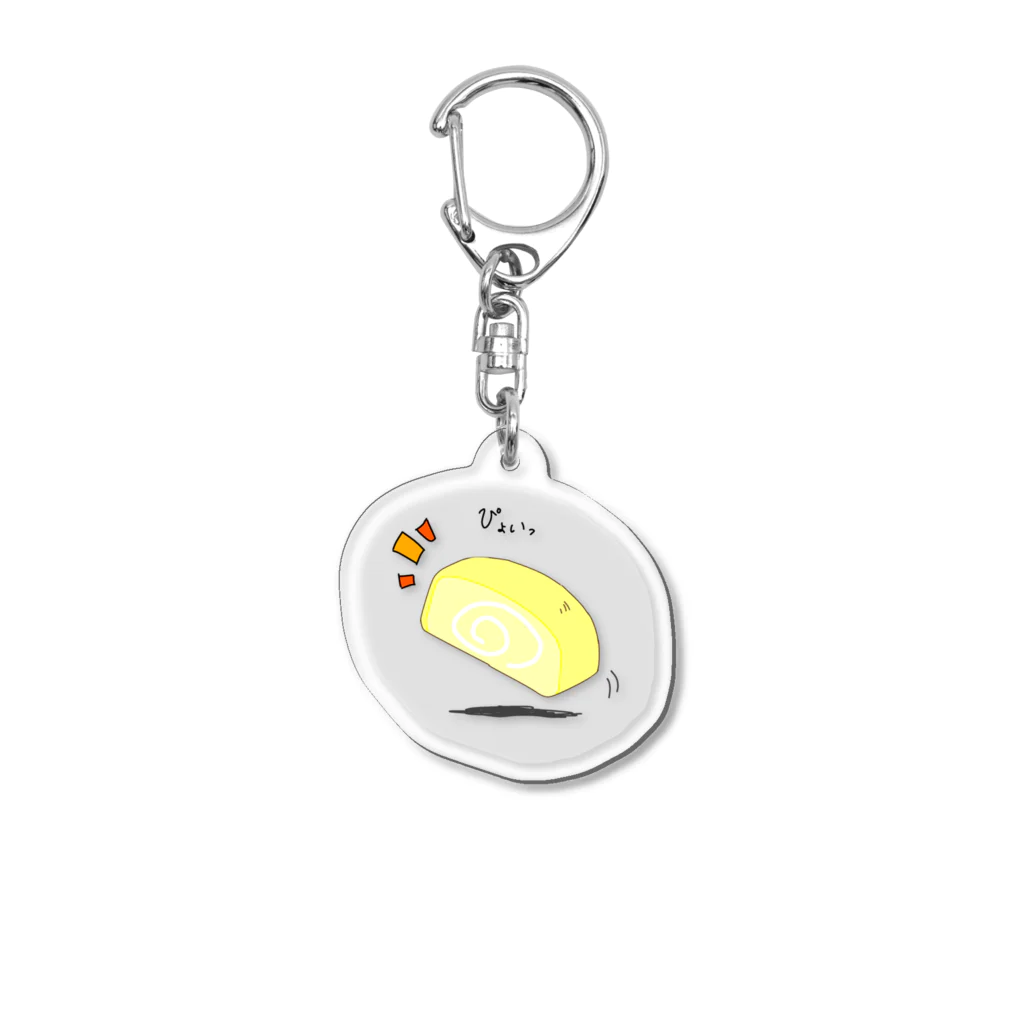 森野湖畔の元気な卵焼きアクキー Acrylic Key Chain