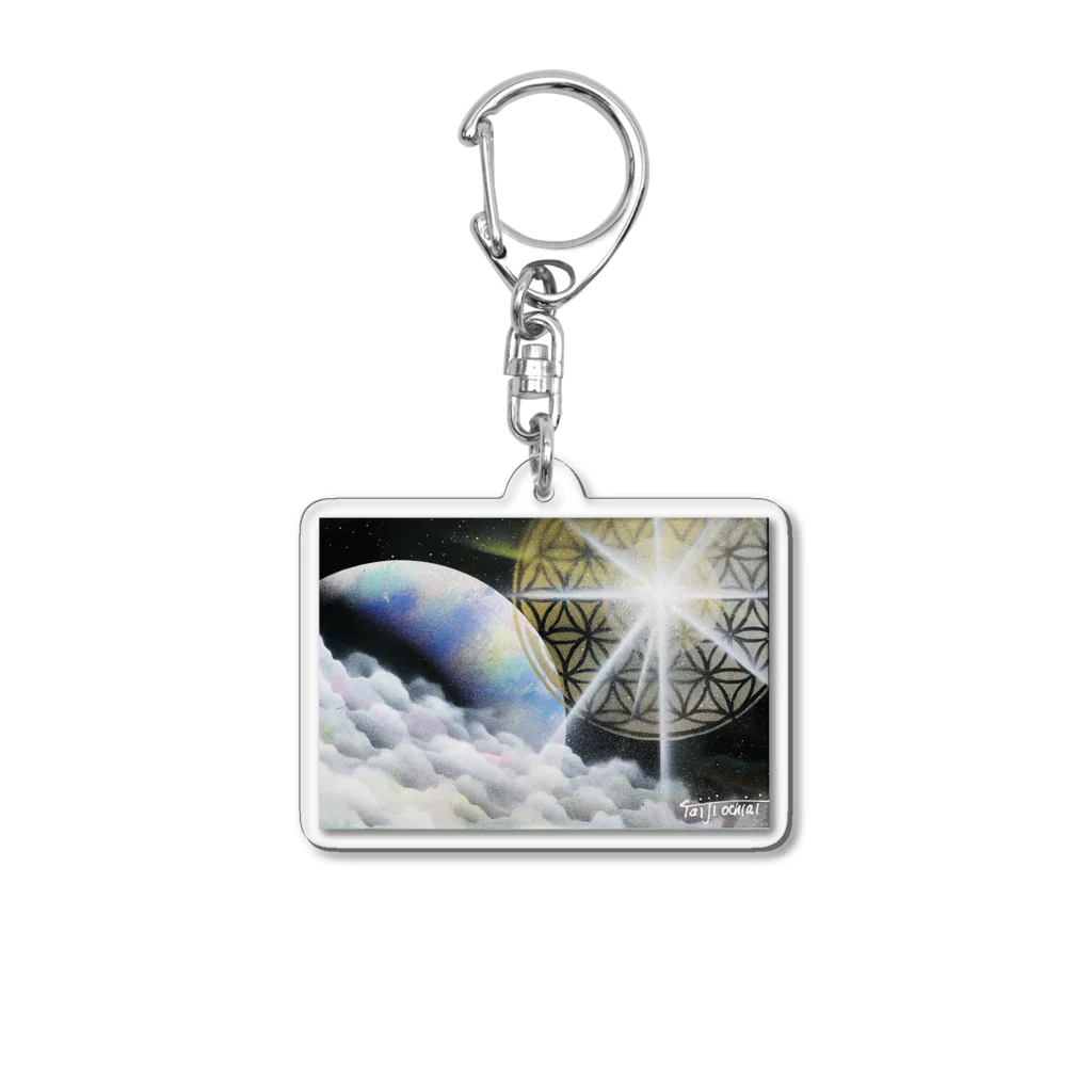 小さな宇宙工房おっちーのフラワーオブライフ Acrylic Key Chain