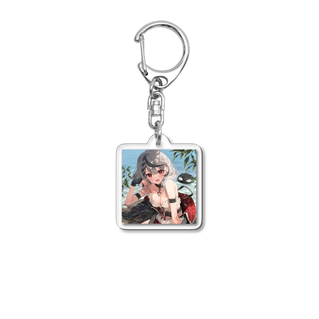 SKClunreader-翆しか勝たん!!@翆組　フォロバ100%!!の沙花叉クロヱ Acrylic Key Chain