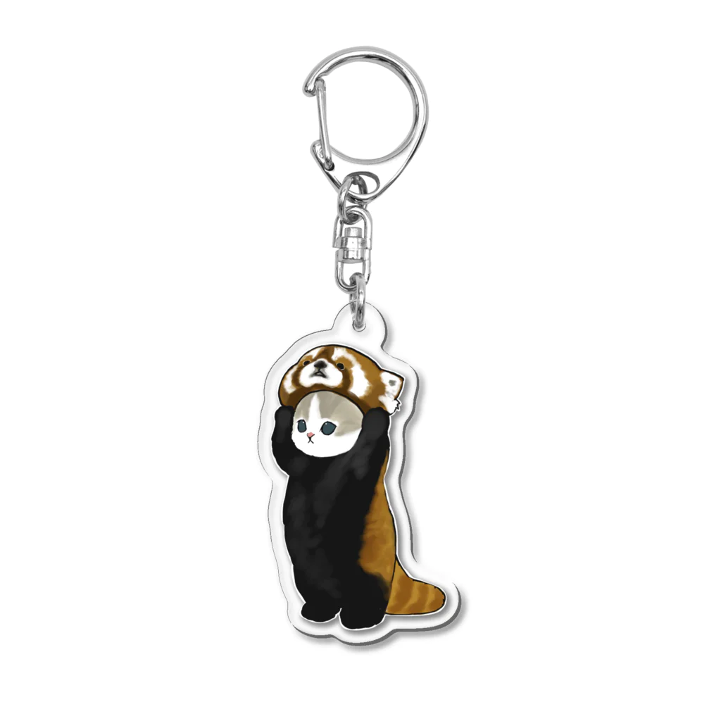 mofusandのねこかぶり（レッサーパンダ） Acrylic Key Chain