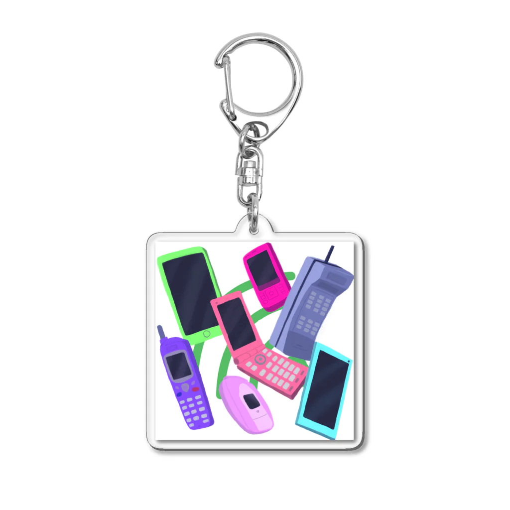 ブリキの雑貨屋さんのHello,World Acrylic Key Chain