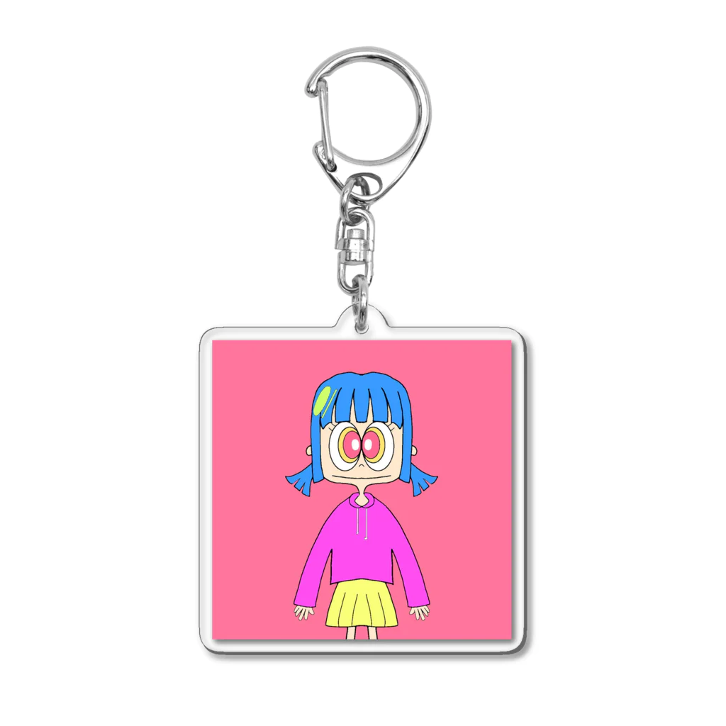 しなひな⇞のビビッドちゃん Acrylic Key Chain