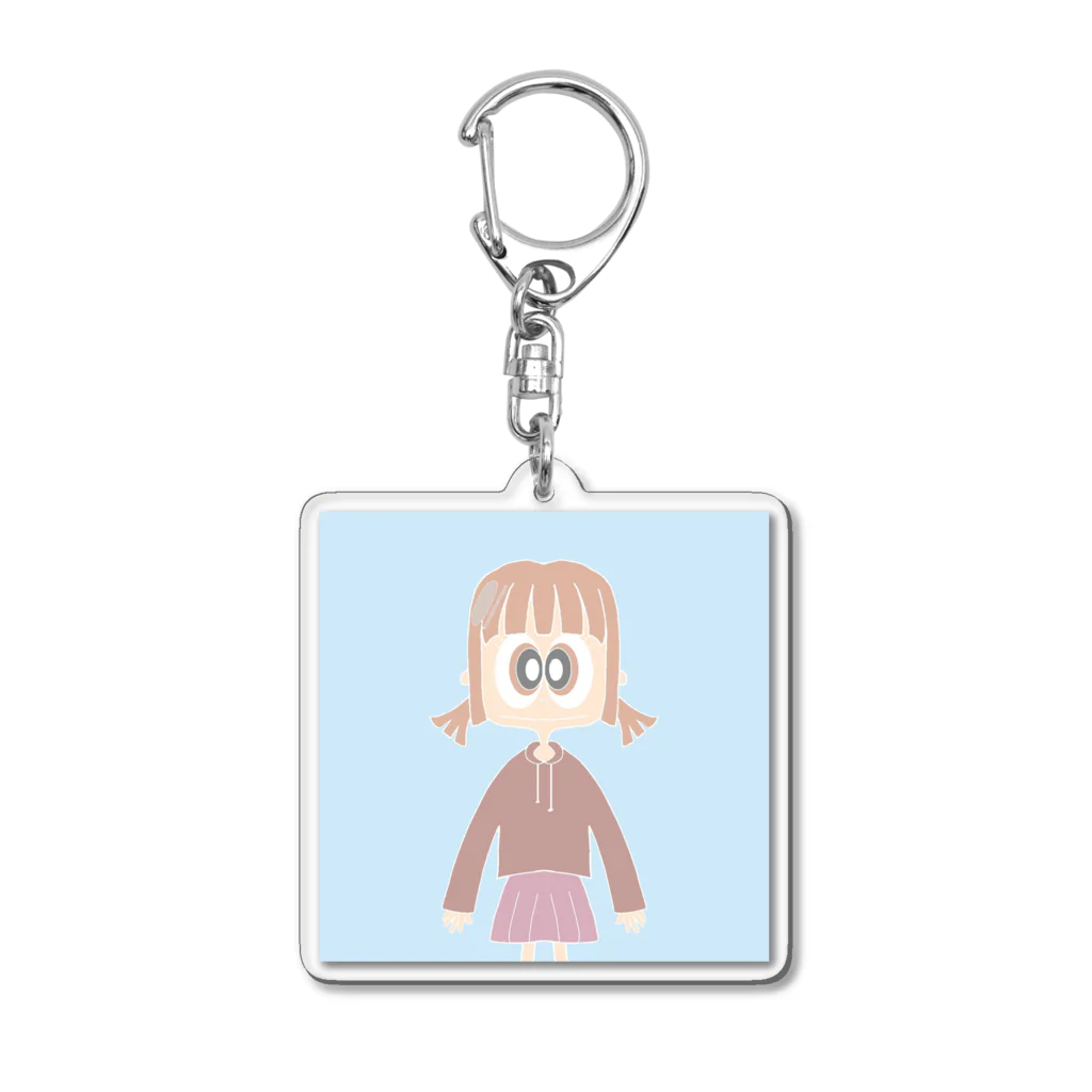 しなひな⇞のくすみちゃん Acrylic Key Chain