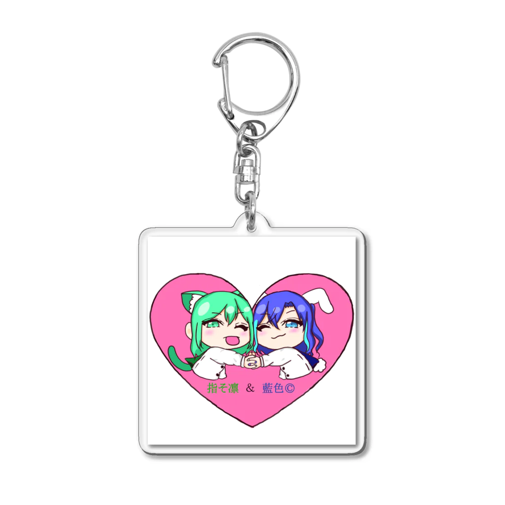 夜のボッチ集会officialのあいりんアクキー Acrylic Key Chain