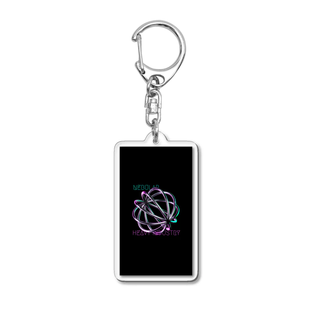 星雲重工のnebular heavy industry ロゴ2 Acrylic Key Chain