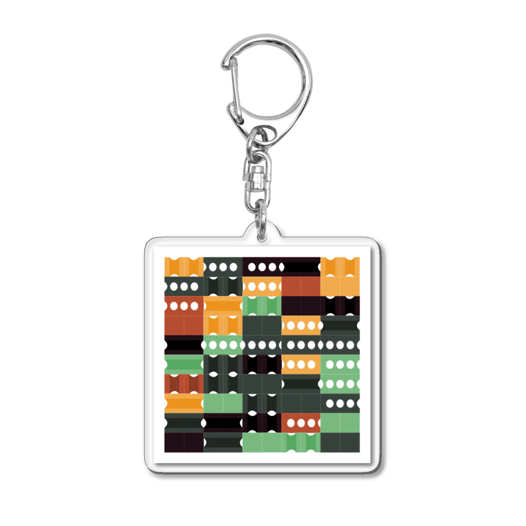 E.C.HのBLOCKS Acrylic Key Chain