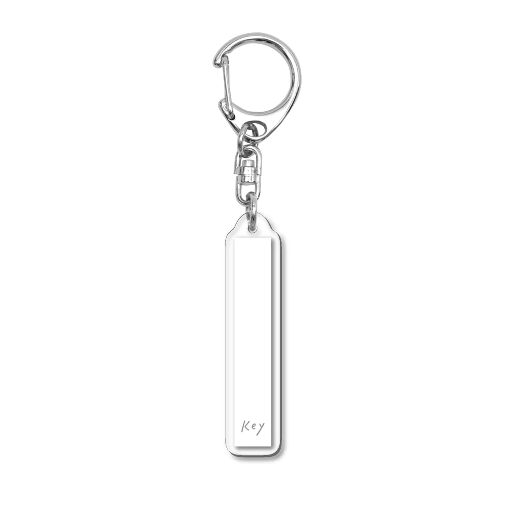 片手にコーヒーの細長いキーホルダー【2】Key Acrylic Key Chain