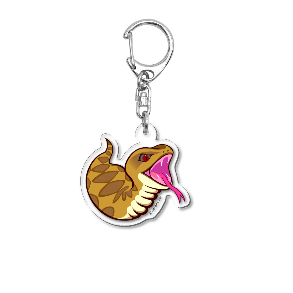 もむのふの爬虫類グッズやさんの伝説のUMAつちのこ！アクリルキーホルダー Acrylic Key Chain