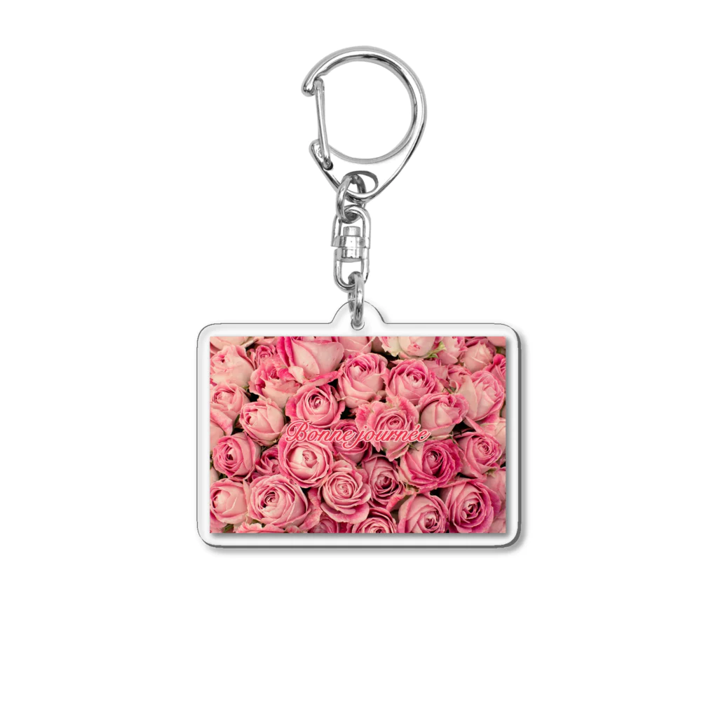 きっちゅなおみせの薔薇ばらバラ Acrylic Key Chain