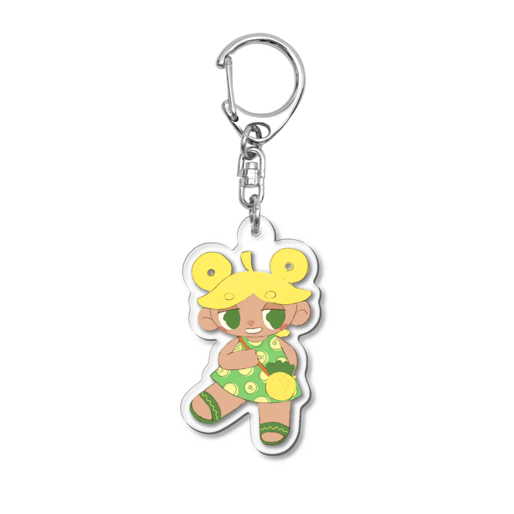 昼日中やすみのパイナップルちゃん(1) Acrylic Key Chain