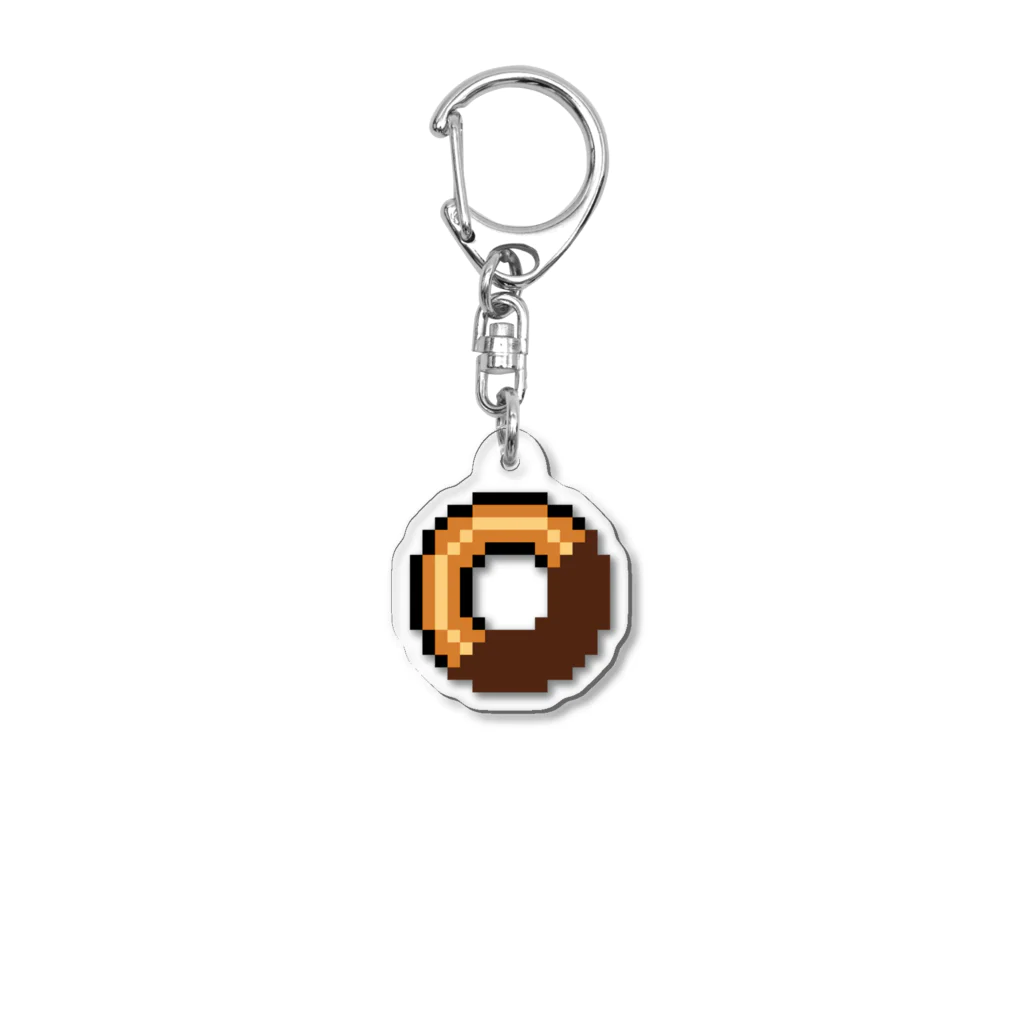 森 ピクセルのDOT OLD FASHION CHOCO Acrylic Key Chain