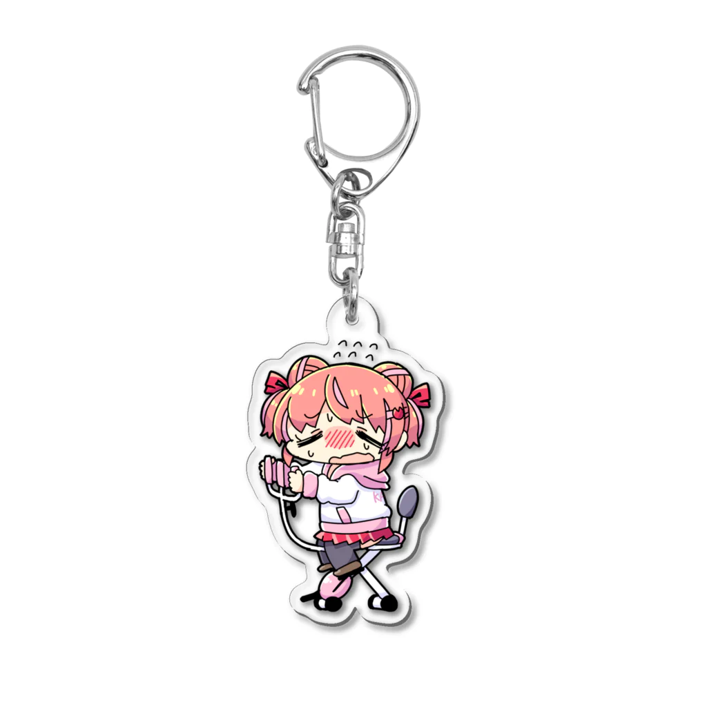 たらばかに子🦀KanikoProject所属のエアロバイクかに子ちゃん Acrylic Key Chain