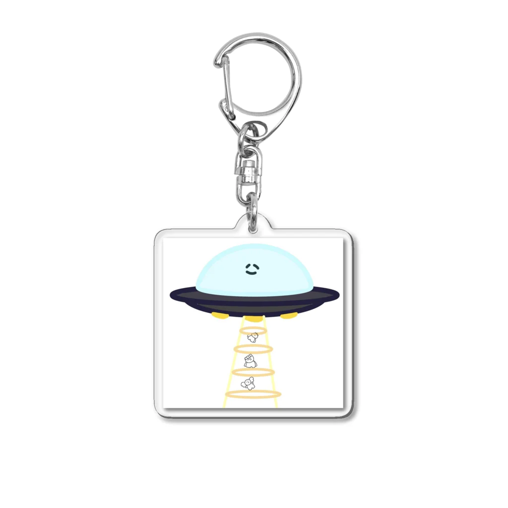 やわらか屋のやわらかUFO Acrylic Key Chain